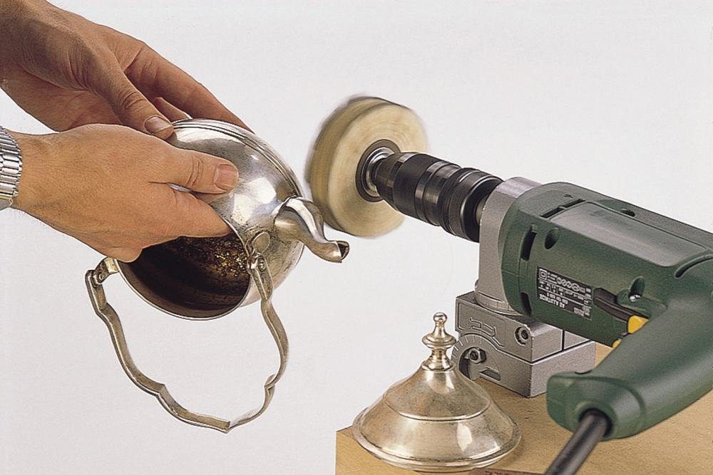 Wolfcraft Bohrer- und Bitset Wolfcraft Polier-Set Profi 2-teilig
