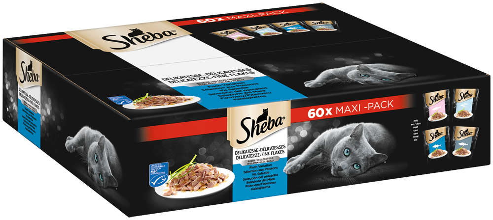 Sheba Nassfutter Sheba Delikatesse in Gelee 60x85g