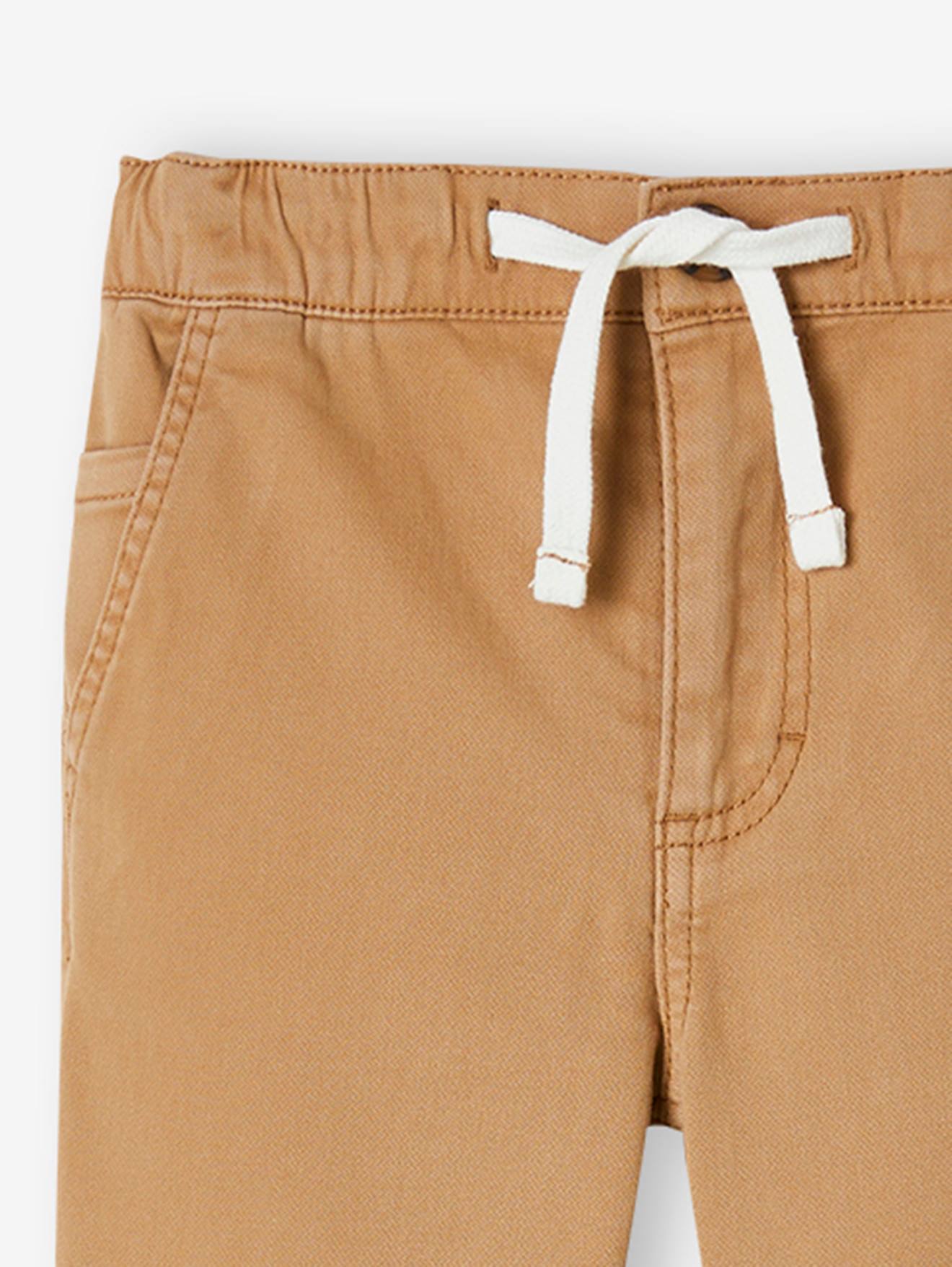Pantalon chino facile à enfiler garçon beige