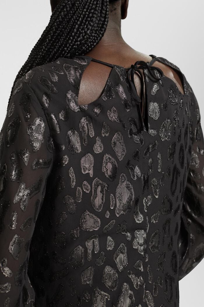 Chiffonbluse mit Muster