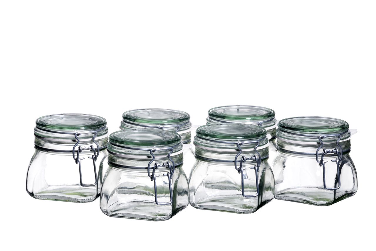 Mäser Serie Gothika, Einmachglas 500 ml, 6er Set