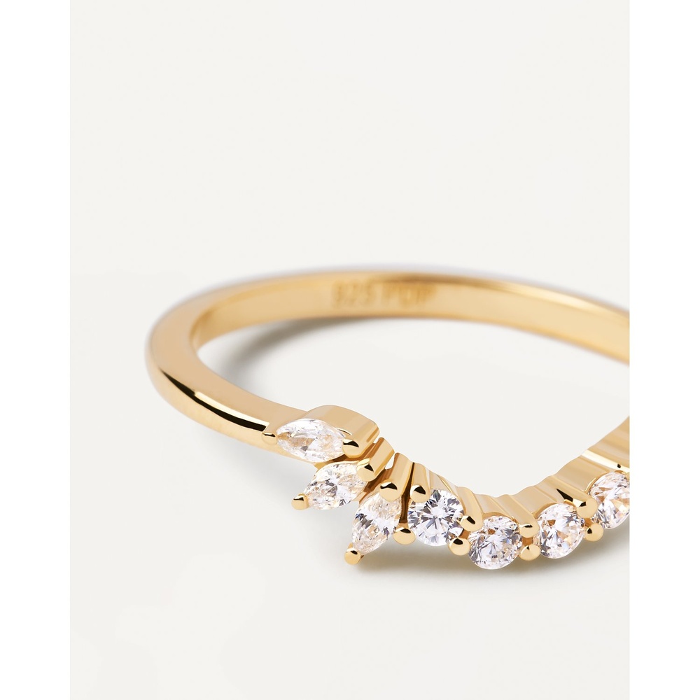 P D Paola Bague pour femme 925 Argent or Bague
