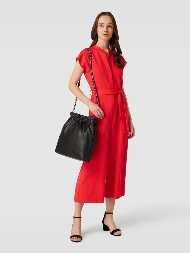 Handtasche mit Schulterriemen Modell 'LOUANNE' in schwarz