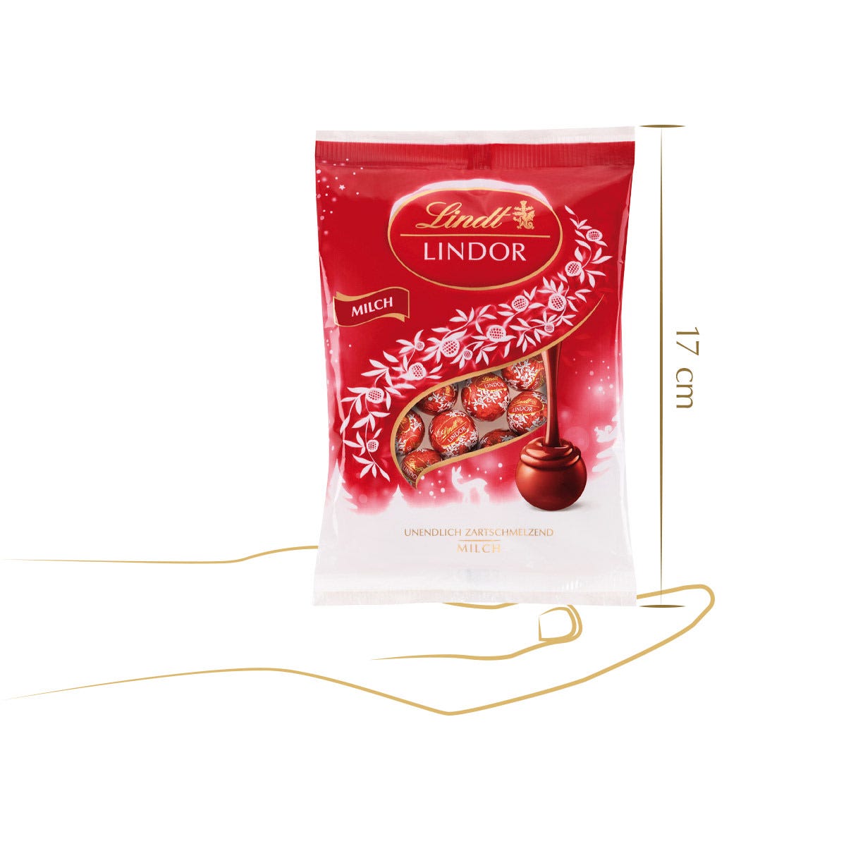 LINDOR Mini-Kugeln Milch, 100g