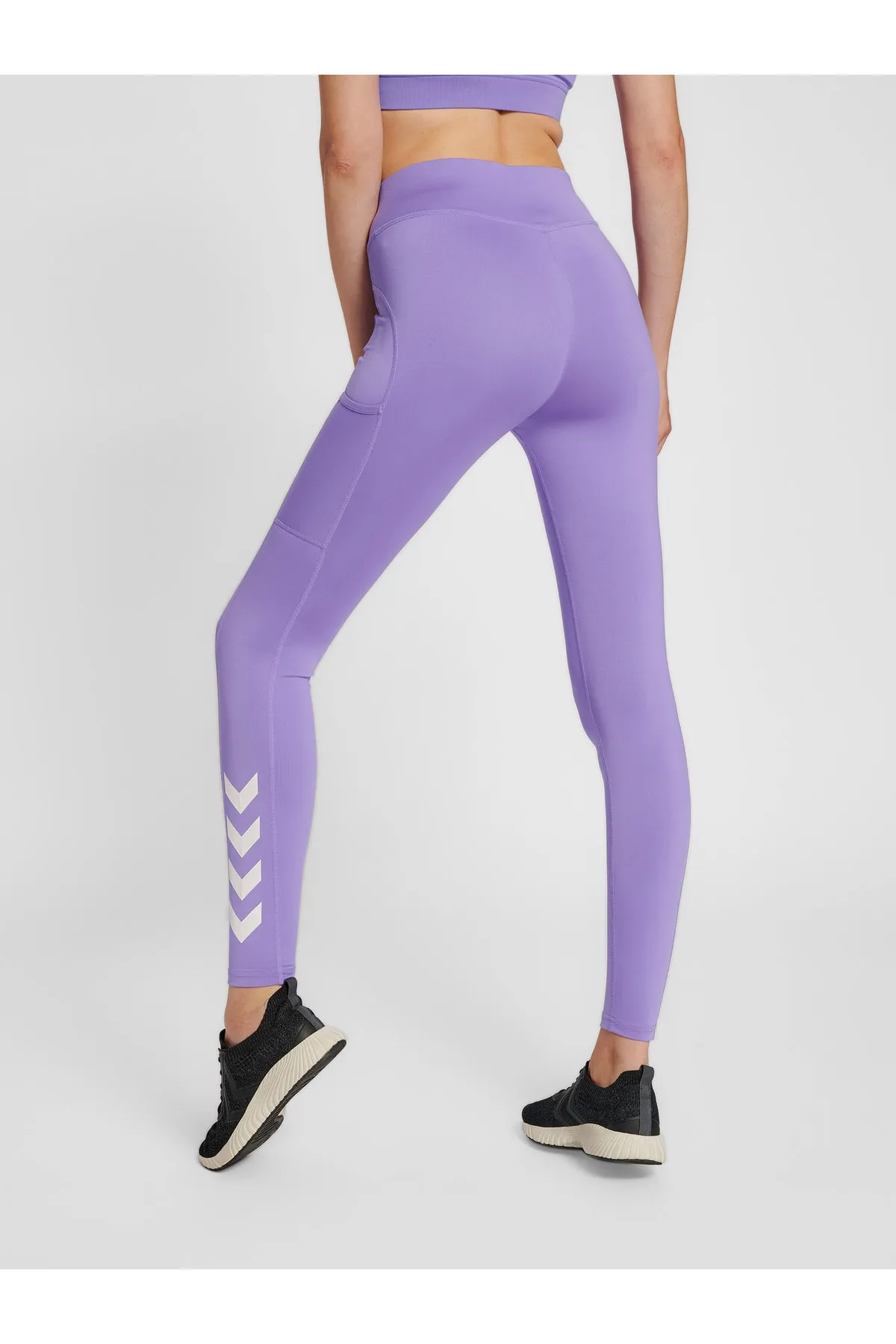 hummel  Sport-Leggings - Lila - Mittlerer Bund