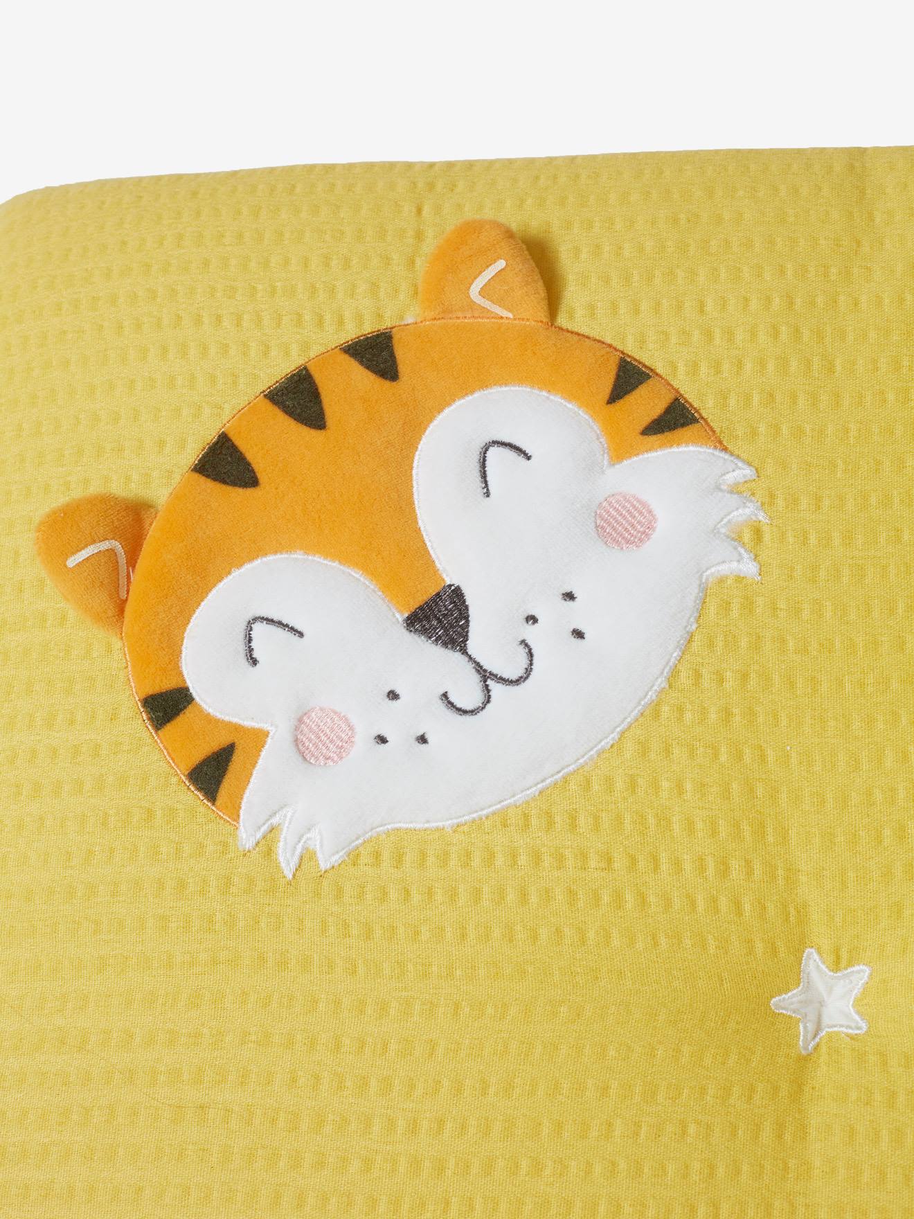 Vertbaudet Baby Activity-Decke TROPIK ohne Spielbogen - senfgelb