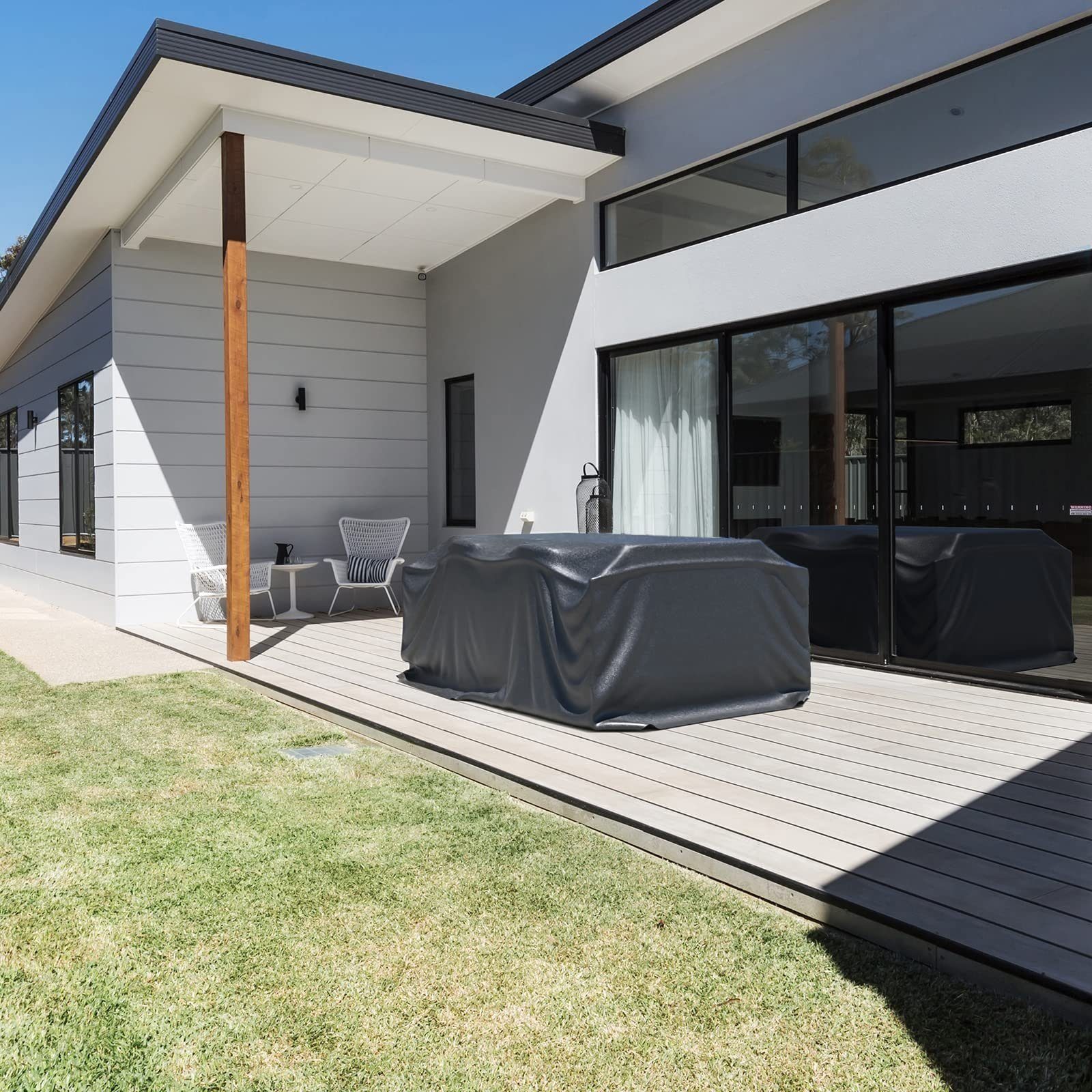 TLGREEN Gartenmöbel-Schutzhülle Gartenmöbel Abdeckung mit Kordelzug