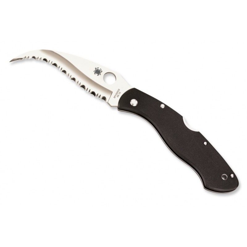 Spyderco Civilian C12C, Taktisches Messer, Klappbare Militärmesser.
