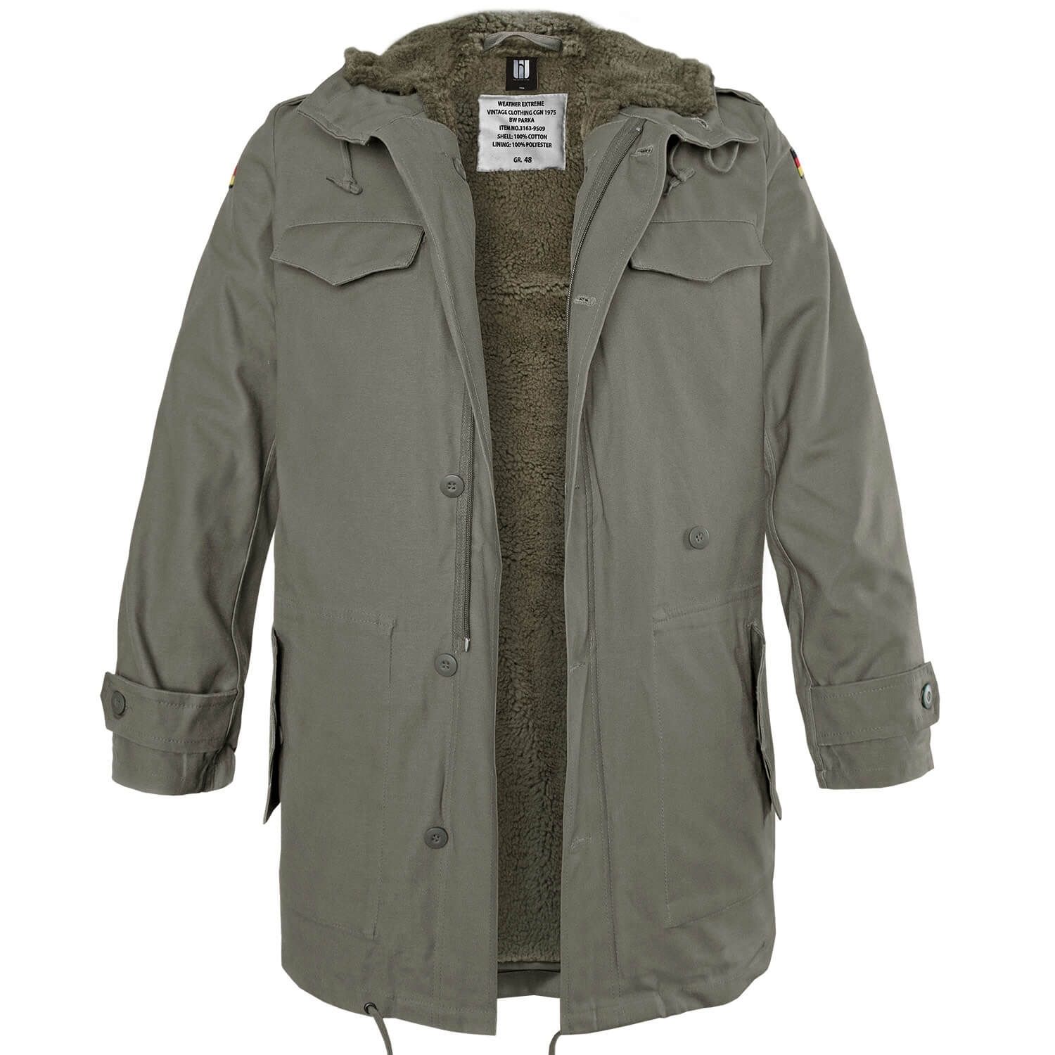 BW Parka mit Futter
