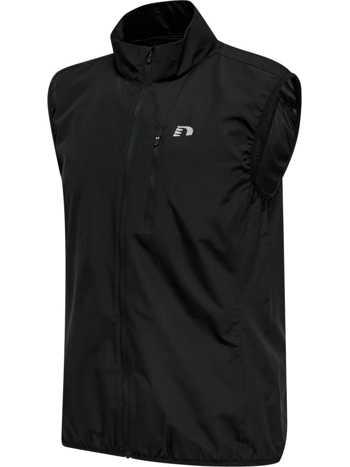 Newline Newline Reißverschluss Vest Reflektierend Logo Men's Core Herren in BLACK günstig kaufen