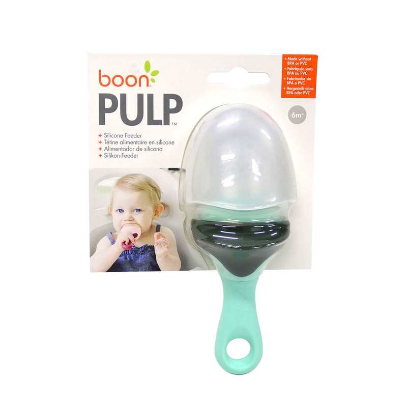 Grignoteuse bébé grise et aqua Boon