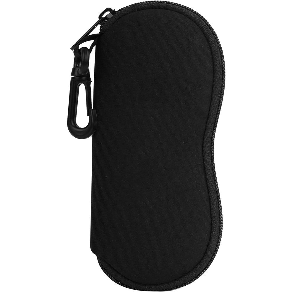 HIBNOPN Brillenetui Brillenetu Reißverschluss Sonnenbrille Tasche mit Gürtelclip Tragbare