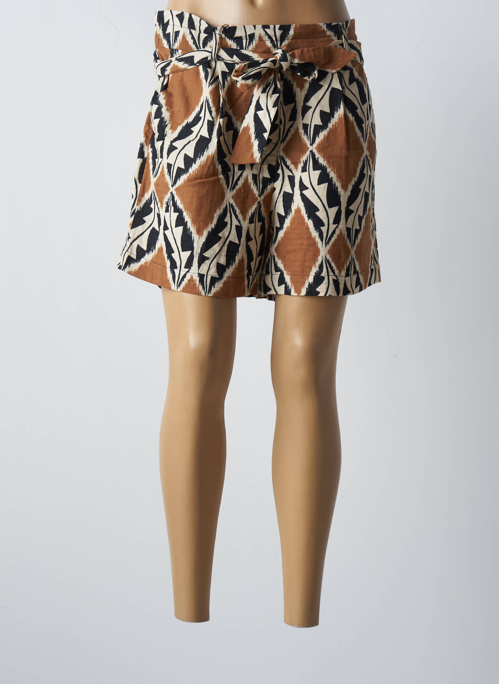 Geisha Shorts 1 Femme couleur marron