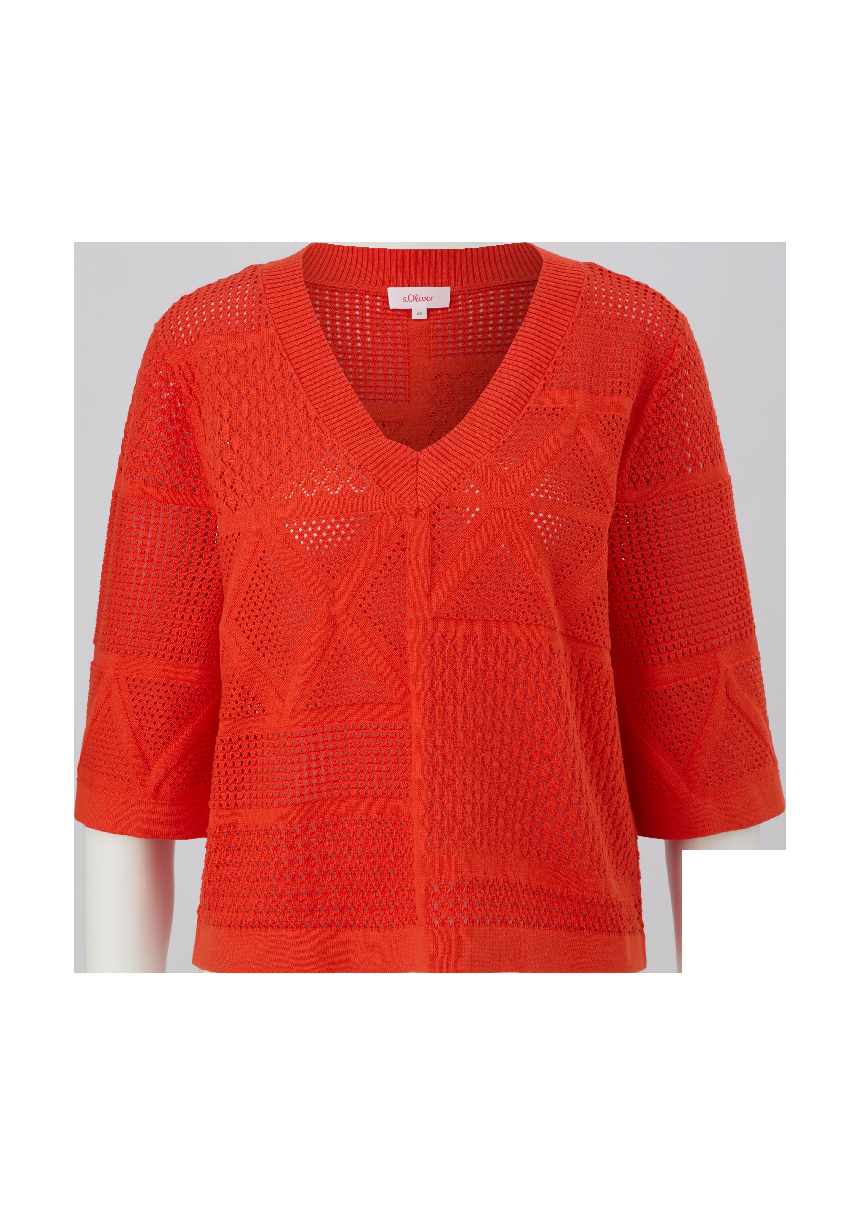 Strickshirt aus Baumwolle  2130911-2550