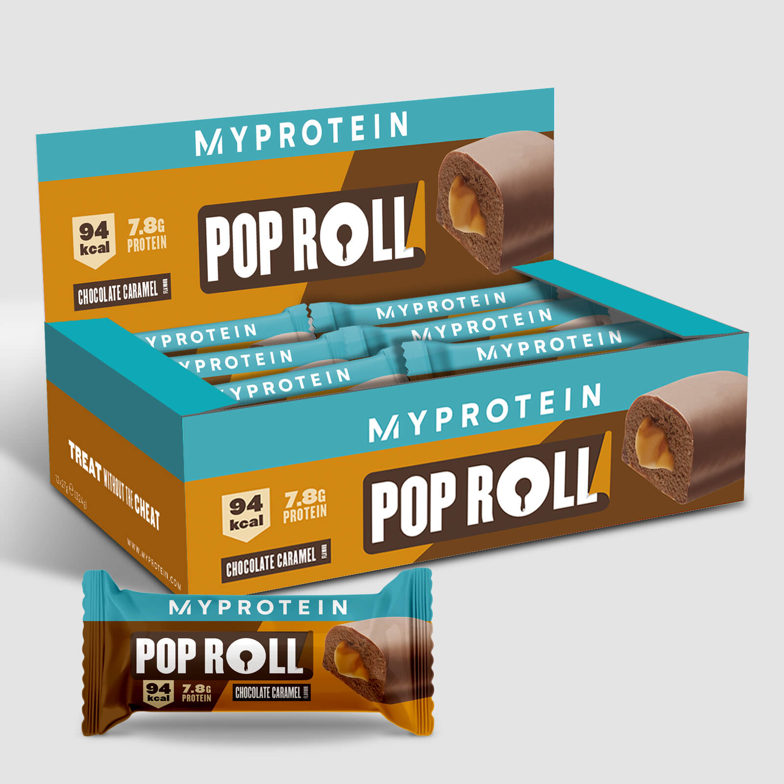 Pop Rolls, Chocolate Caramel, 12 x 27g