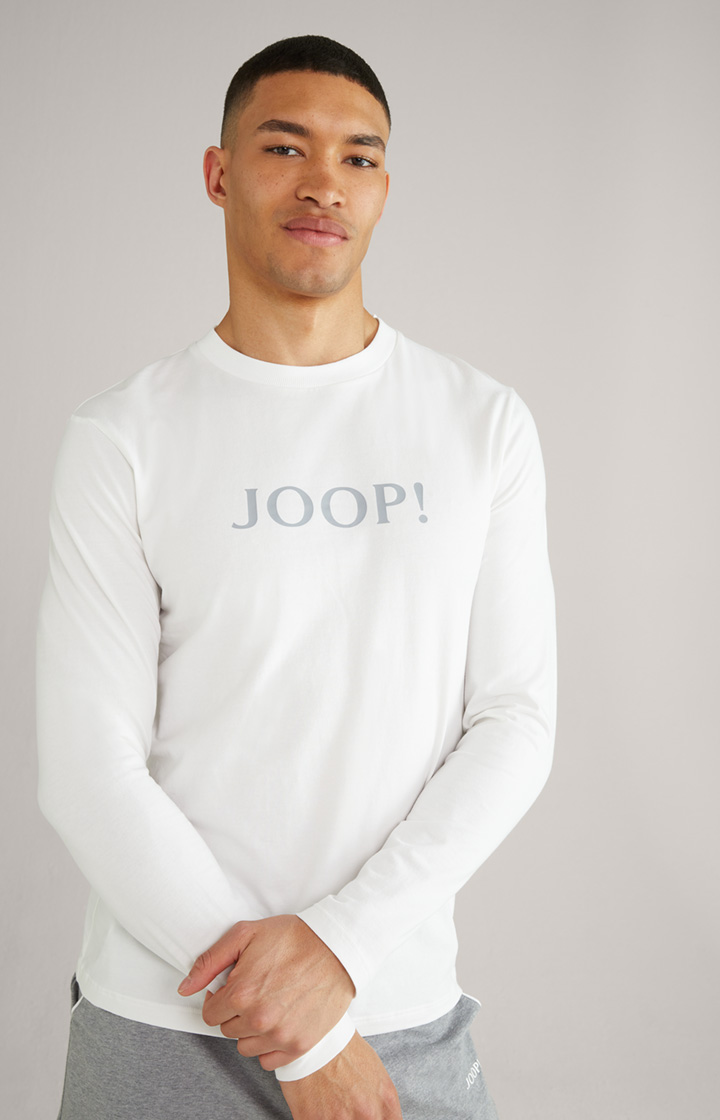 Loungewear Longsleeve in Weiß