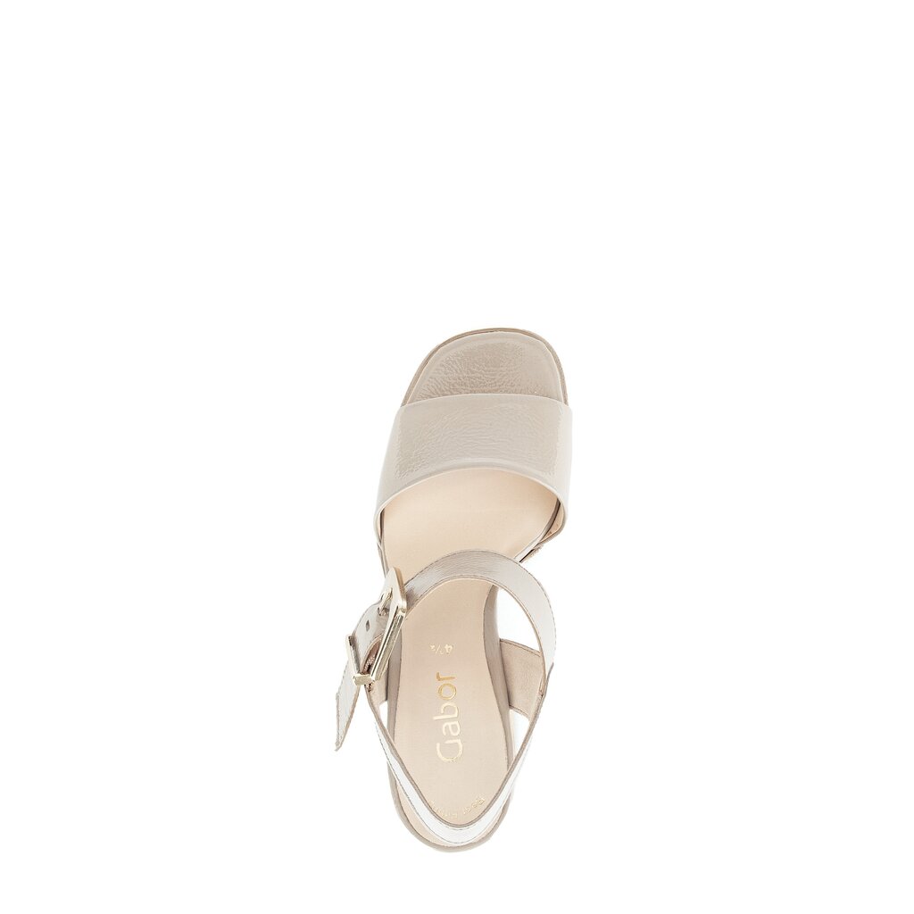 Gabor fashion Plateau Sandale beige