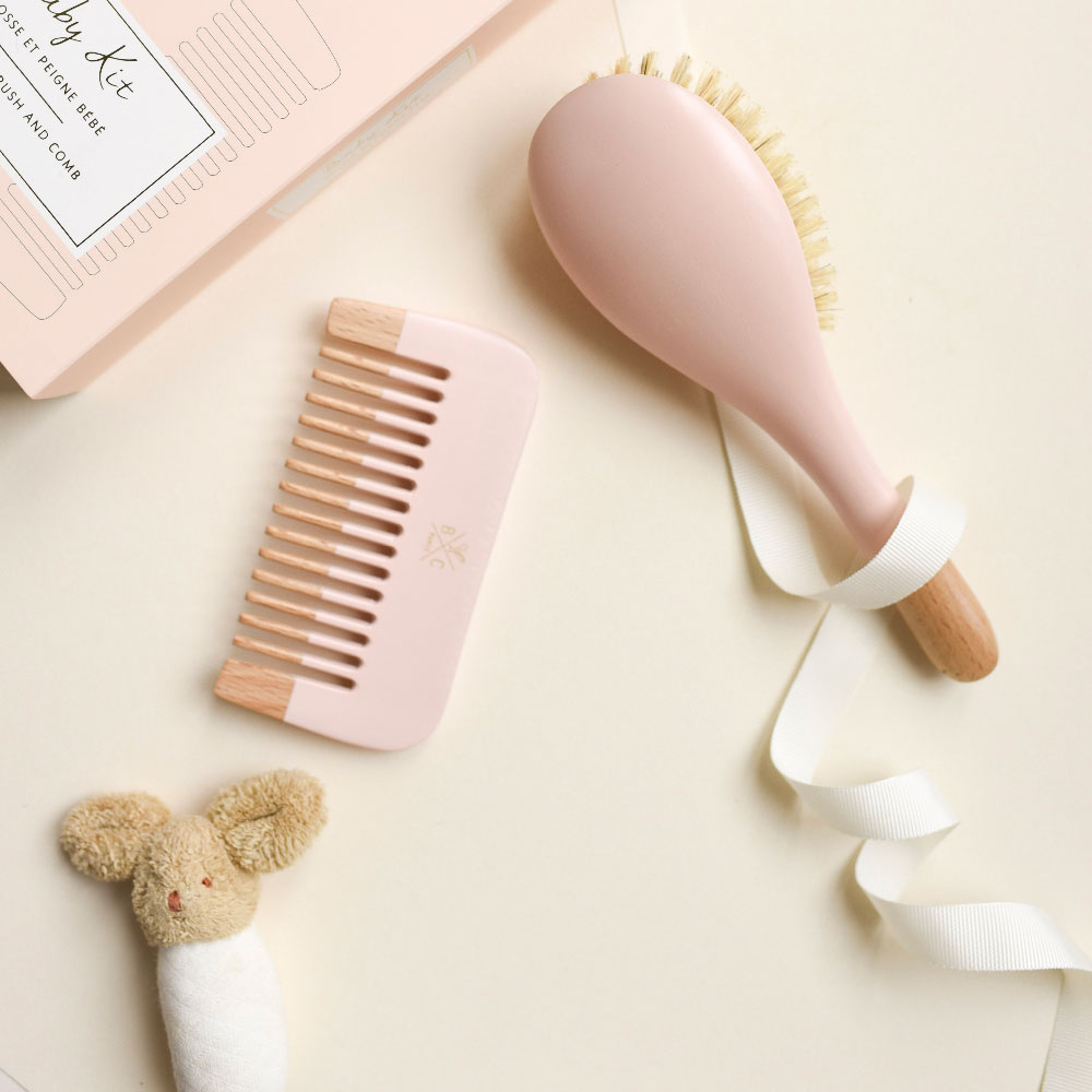 Bachca Baby Kit Pink Coffret coiffure bébé