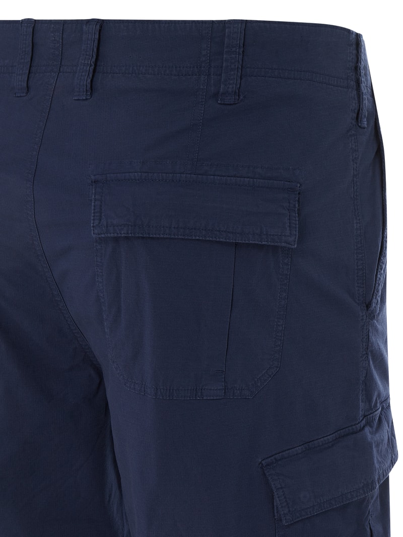 PLUS SIZE Bermudas mit Cargotaschen in blau