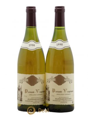 Pernand-Vergelesses Domaine Jeanniard Boudier 1990 - Lot de 2 Bouteilles