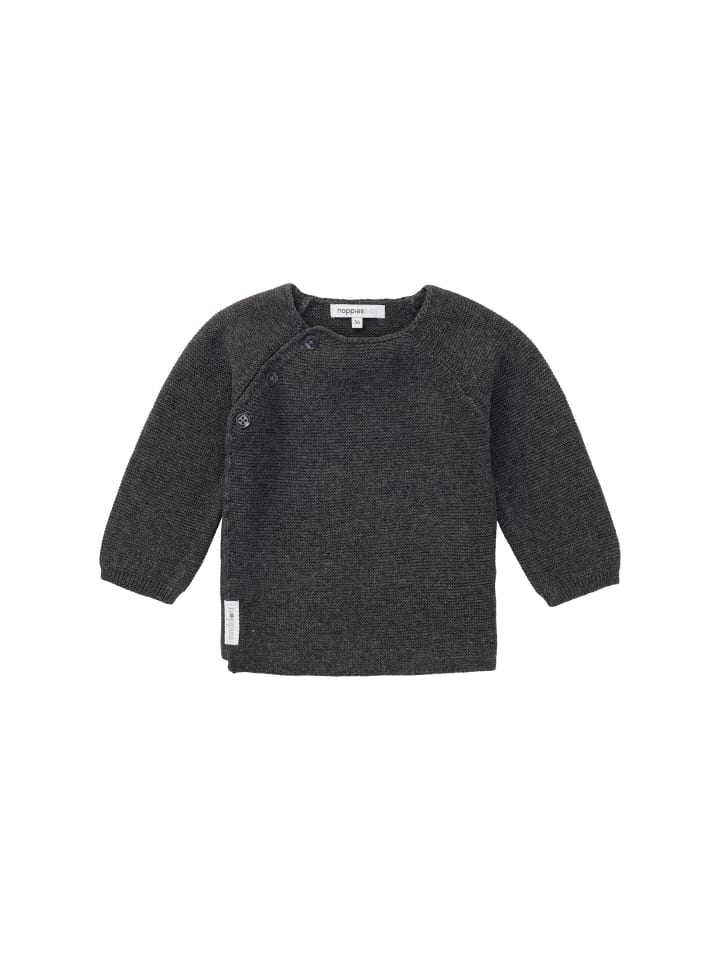 Noppies Strickjacke Pino in Dark grey melange günstig kaufen