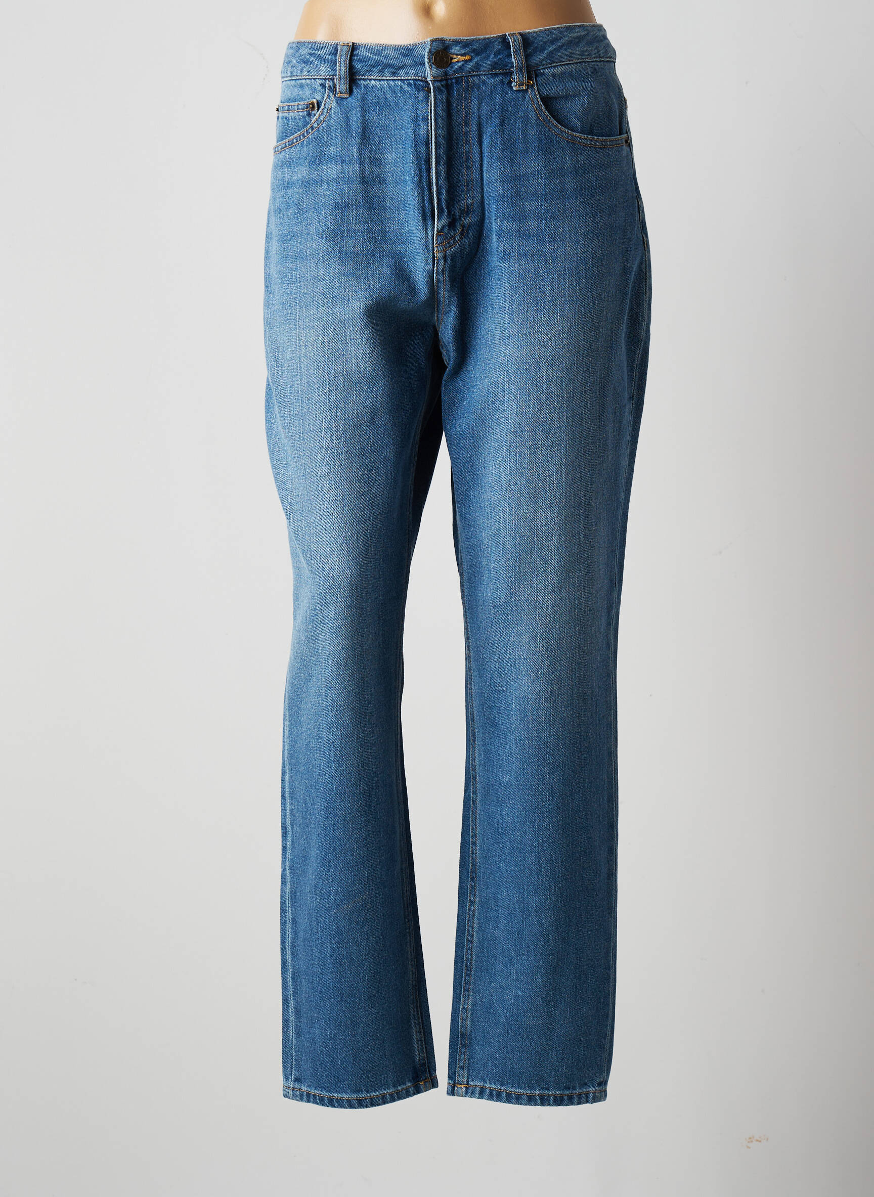 Labdip Jeans Coupe Droite Femme couleur bleu