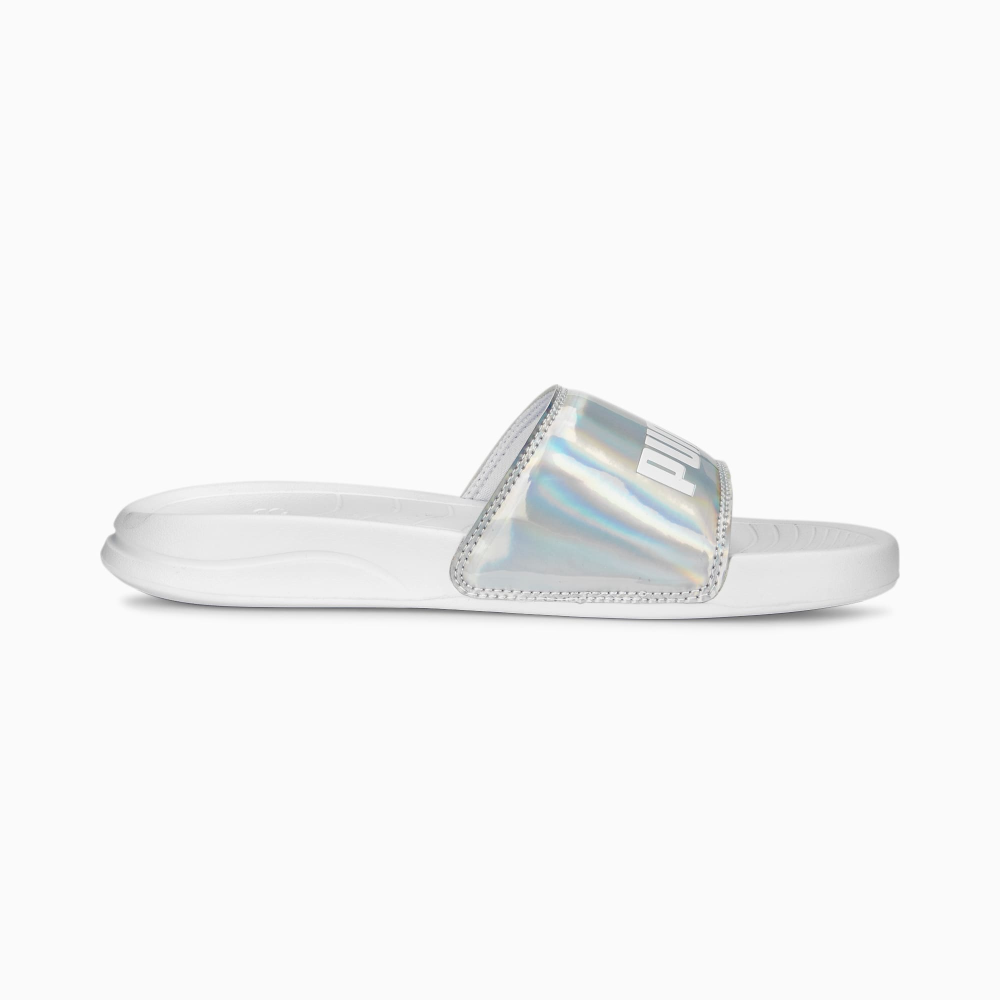 PUMA Popcat 20 Iridescent Slides 391014_01 / weiss