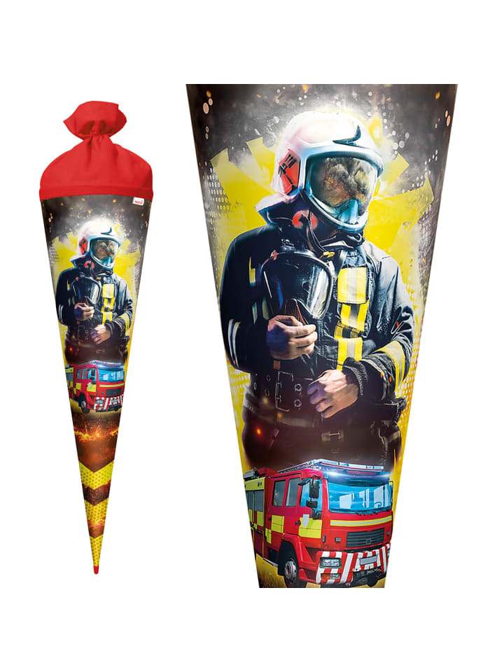 ROTH Schultüte groß Feuerwehrmann 70 cm in Rot günstig kaufen onesize
