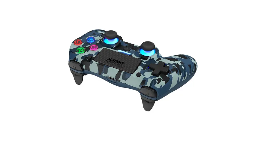Mizar Wireless Controller für PS4 Blau Camo
