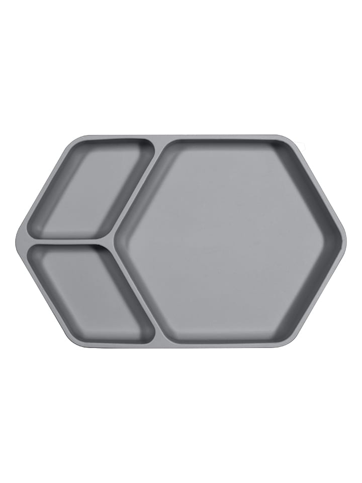 Kindsgut Teller in Grau - (L)25 x (B)16 x (H)3,6 cm günstig kaufen onesize