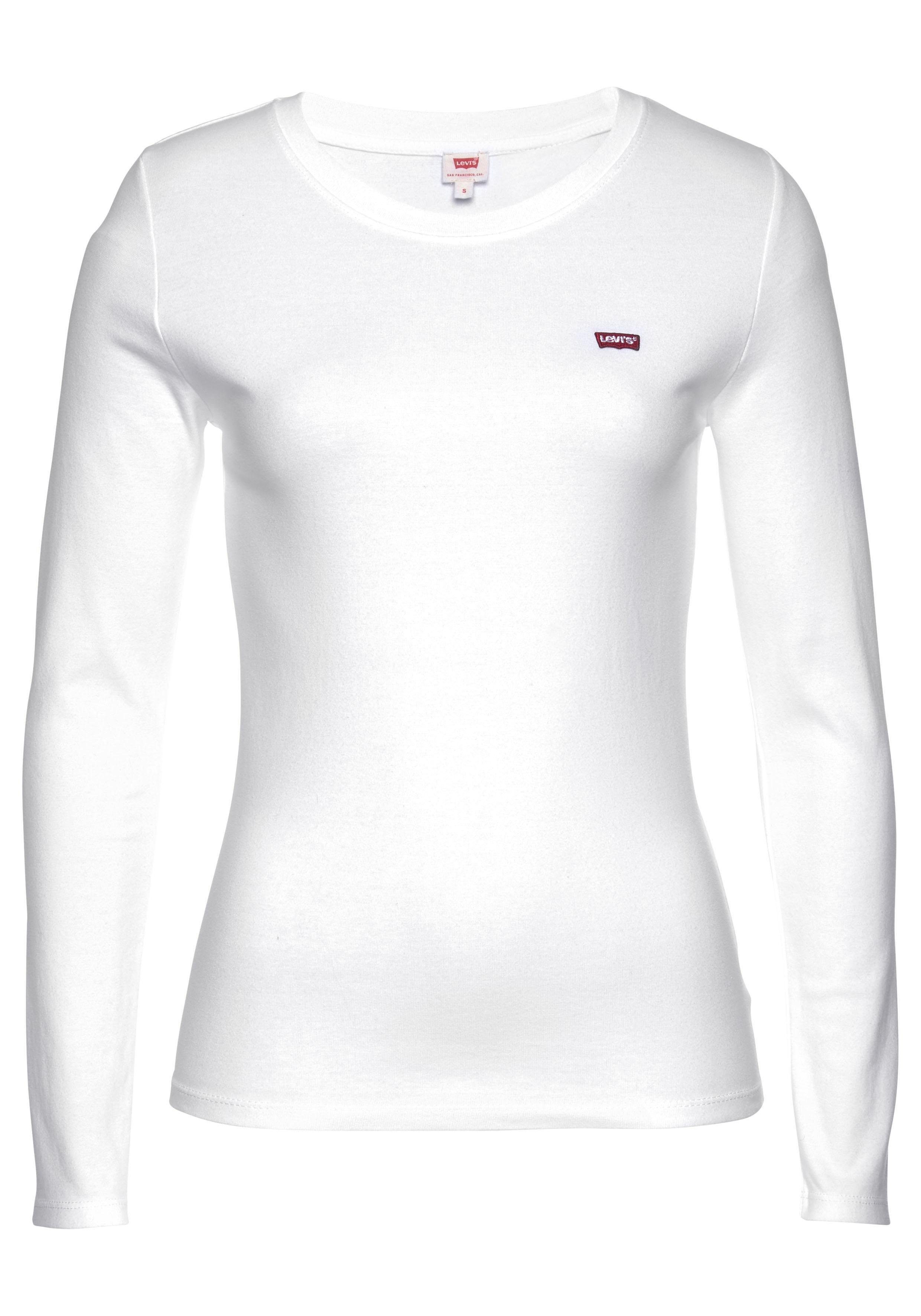 Levi's® Langarmshirt Baby Tee figurbetontes Langarmshirt