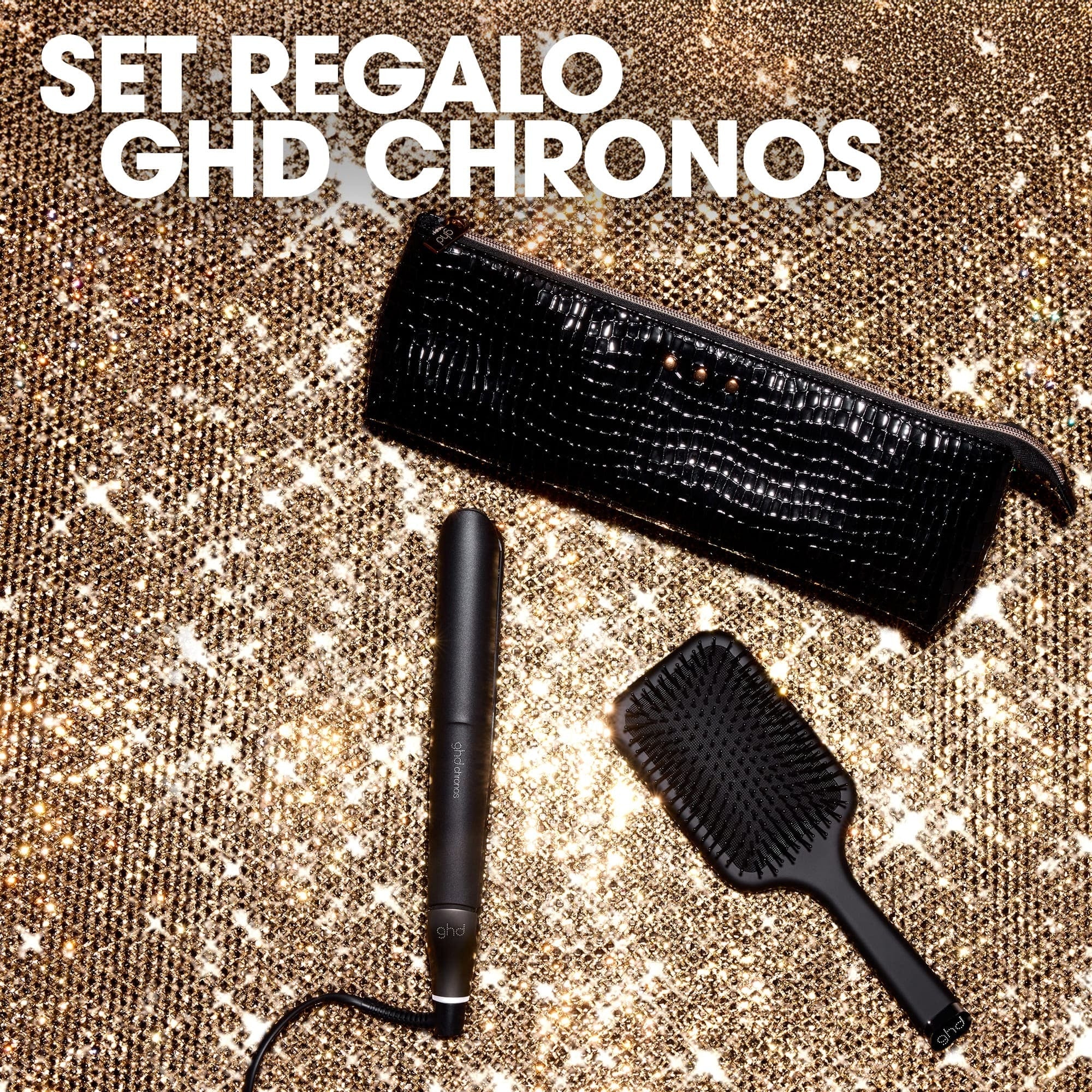 Σετ δώρου GHD Chronos Styler - Επαγγελματικό ισιωτικό μαλλιών + βούρτσα με βελόνες - Σετ δώρου μαλλιών, ισιωτικά μαλλιών, βούρτσες