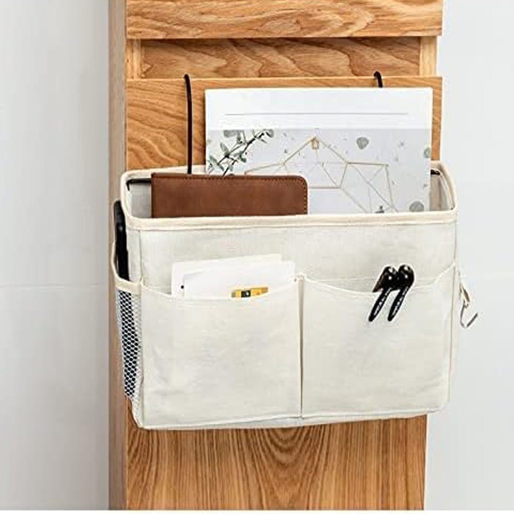 Sarfly Betttasche Nachttisch-Aufbewahrungstasche,Nachttisch-Organizer (1-tlg., Körbe,Schlafsaal-Bett-Organizer), für Bettgitter,Stuhl, Etagenbetten