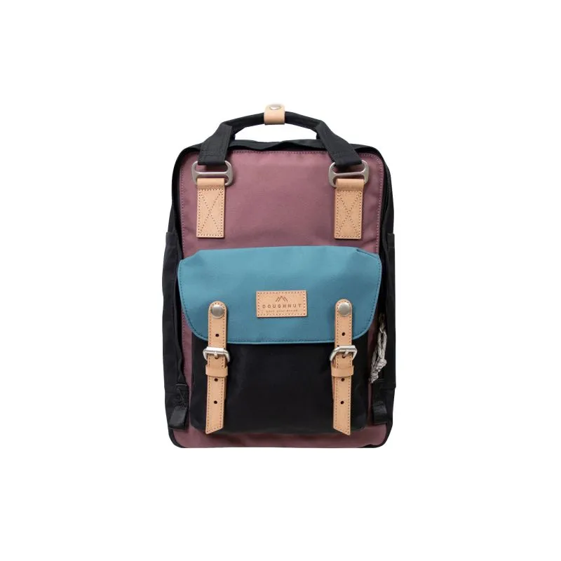 Doughnut Macaroon Reborn Backpack - plum x denim