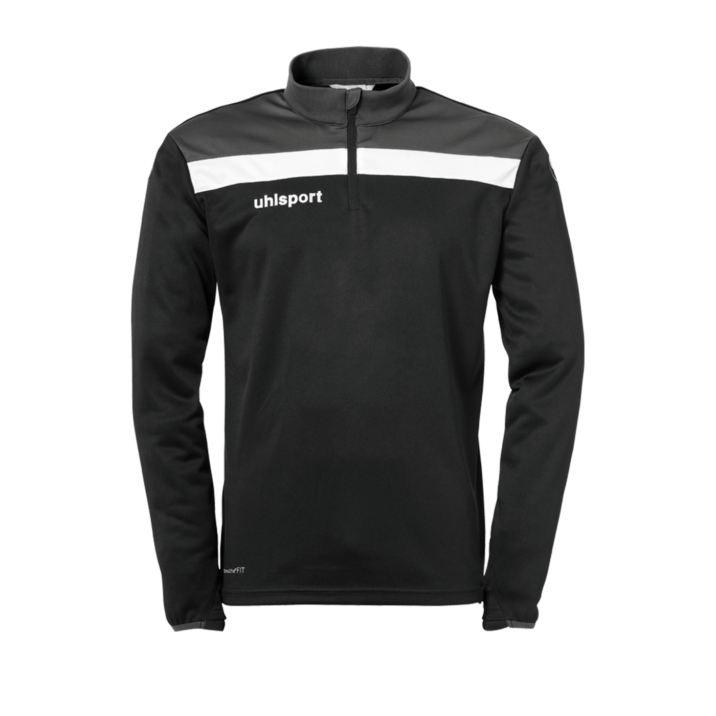 Uhlsport Offense 23 Ziptop Schwarz Grau F01