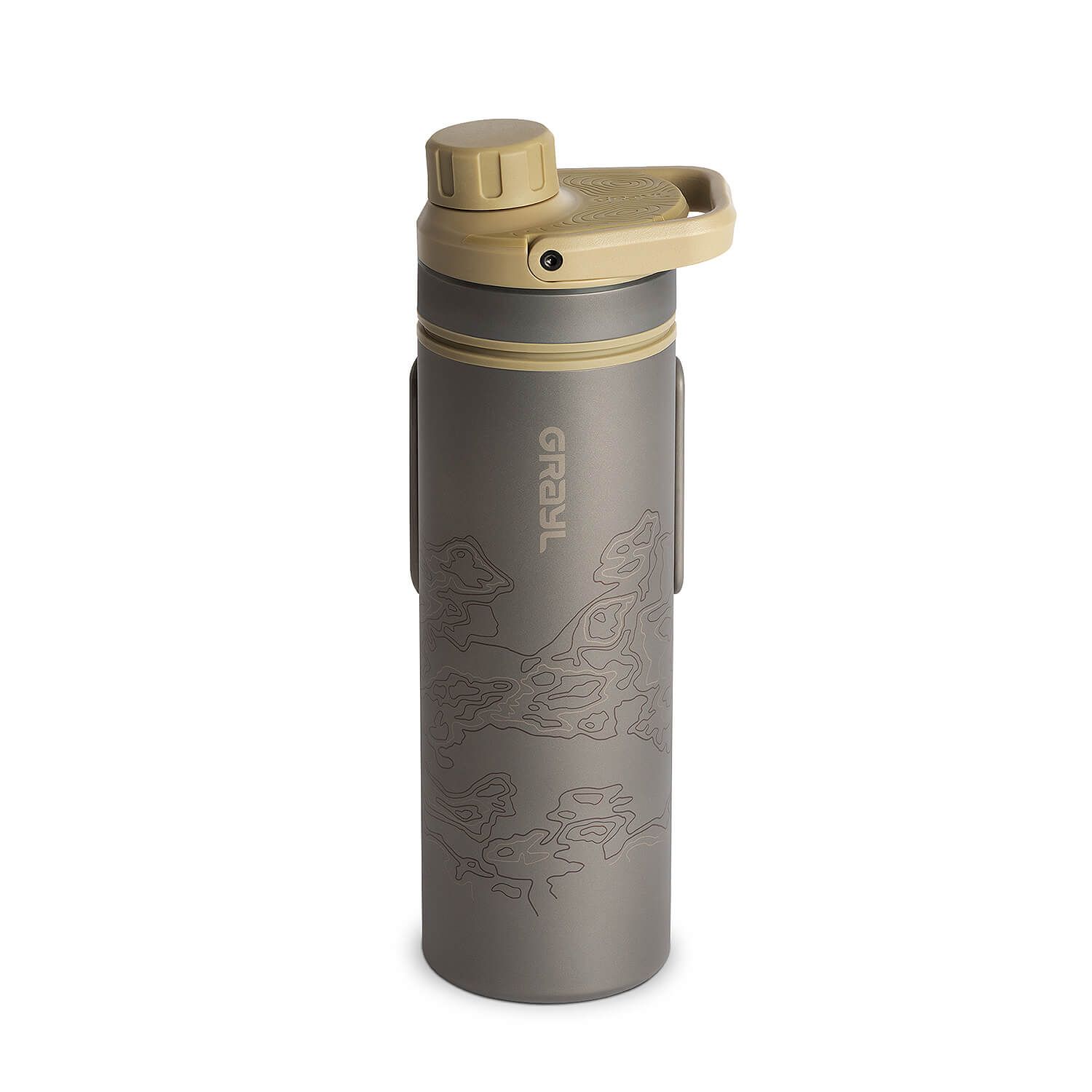 Titanium UltraPress Purifier Trinkflasche