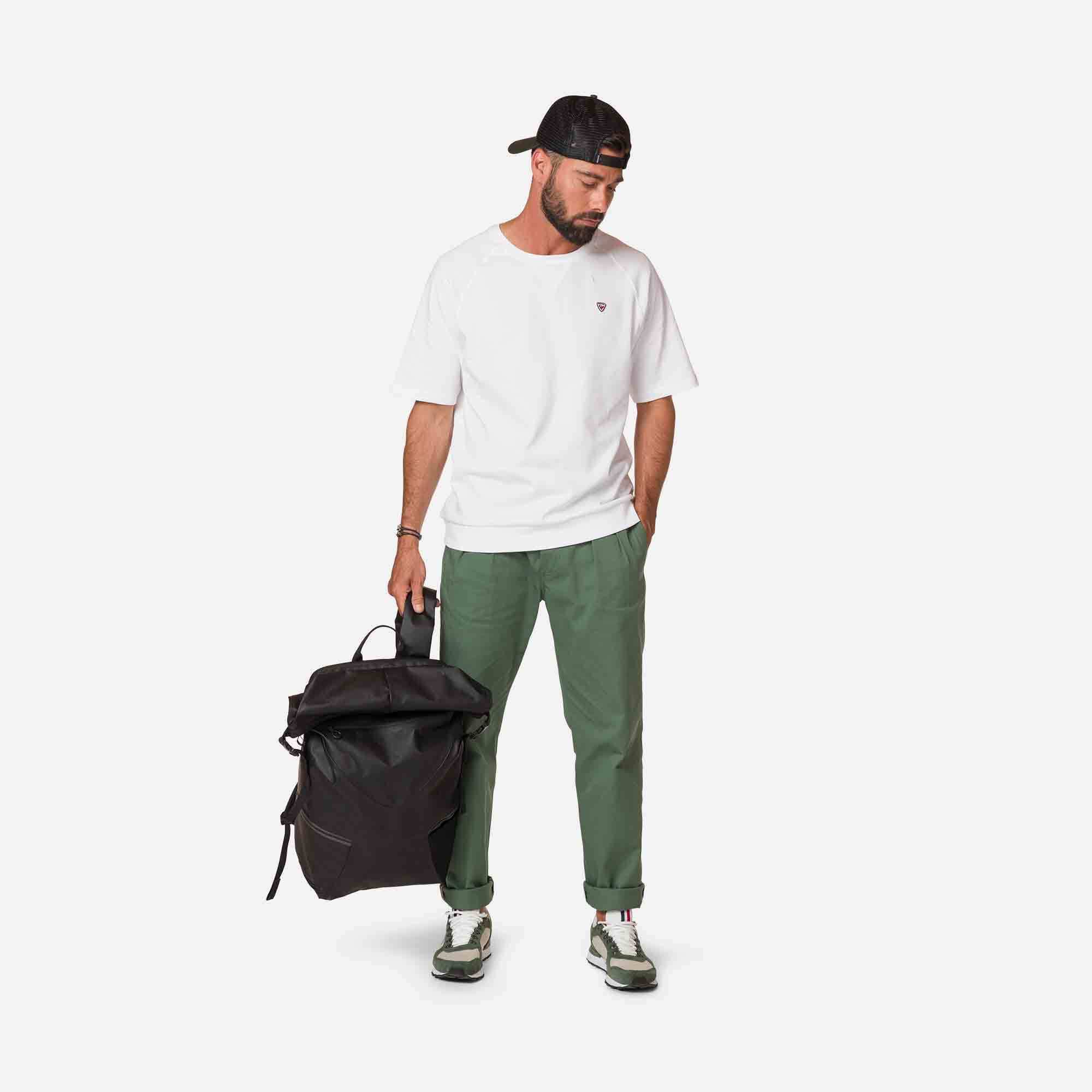 T-shirt confortable en coton à manches raglan courtes homme