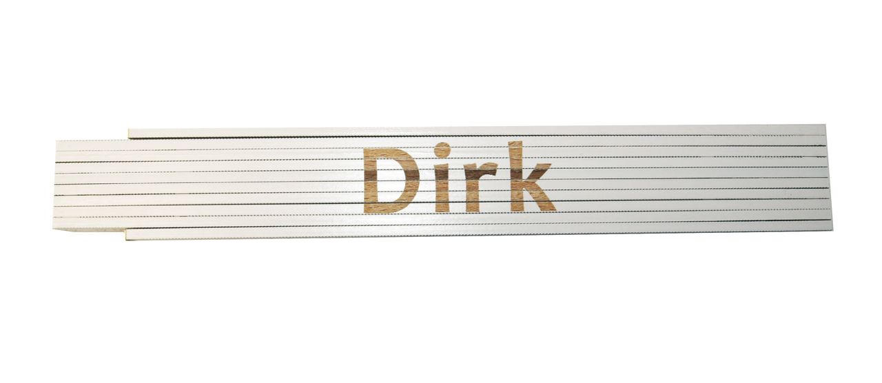 Heka Werkzeuge GmbH Meterstab weiß Dirk