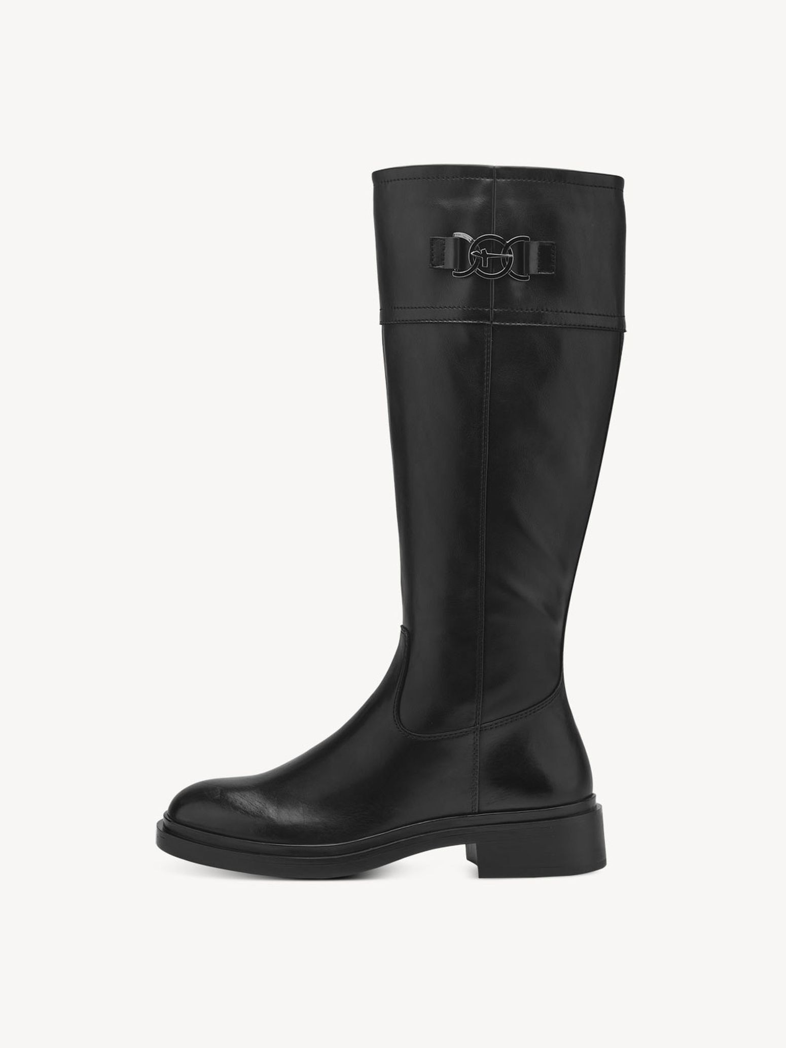 Bottes en cuir - noir