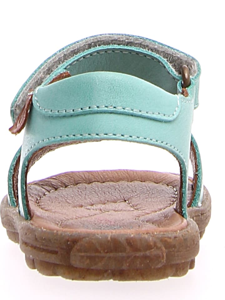 Naturino Leder-Sandalen in Türkis günstig kaufen