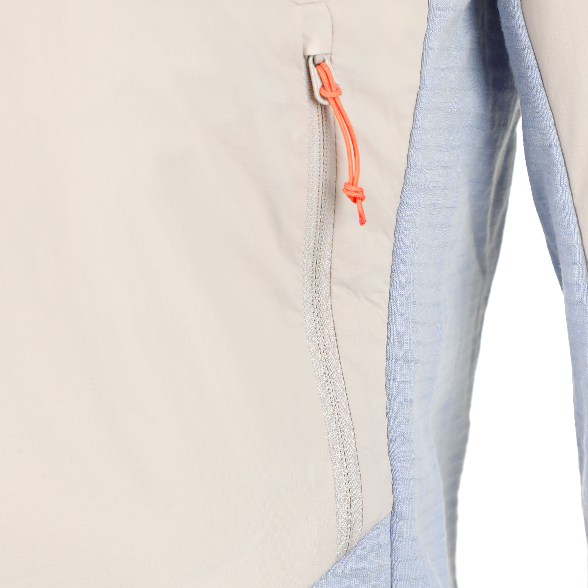 Ascent Hybrid Insulated Laufjacke Damen - Beige, Hellblau