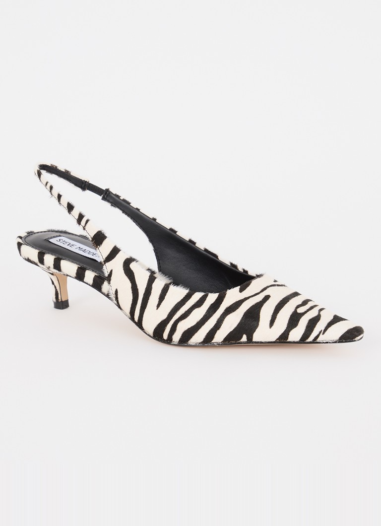Steve Madden Kari slingback kurpes ar zebras apdruku