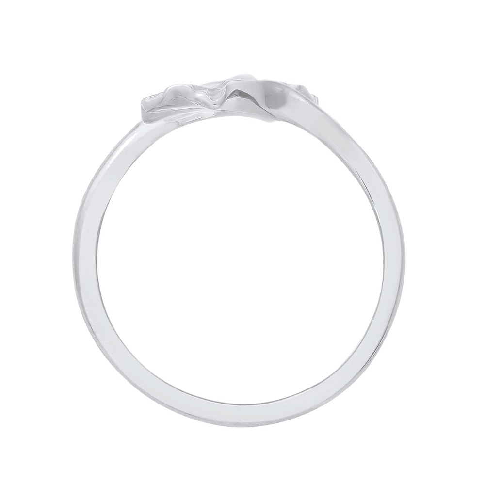 Elli Elli Bague Femmes Feuille de Gingko Motif Tendance en Argent Sterling 925 Bague