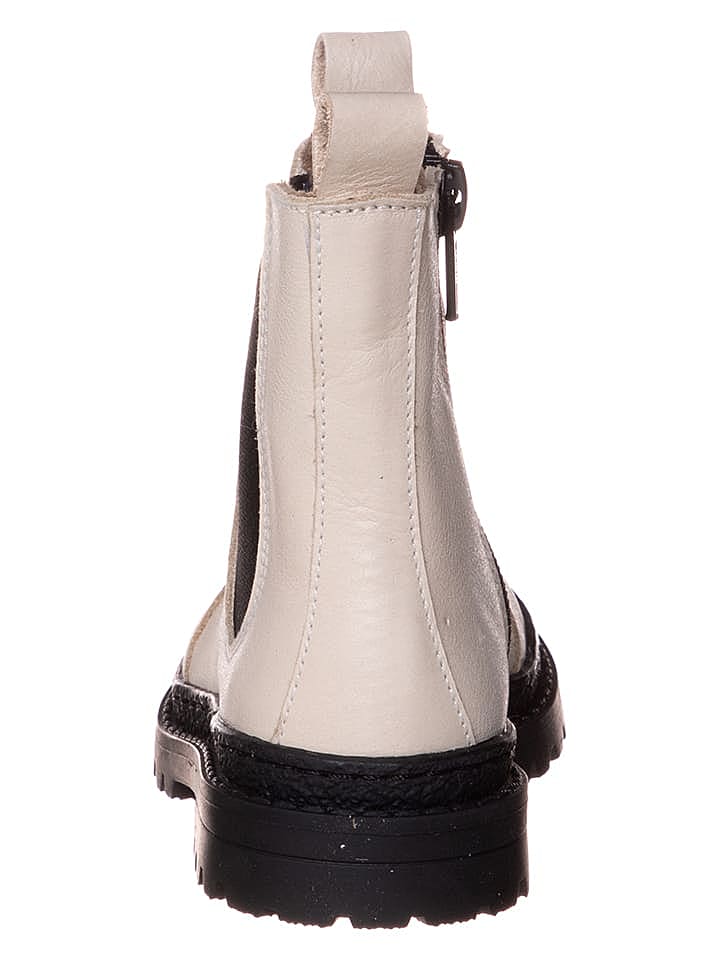 lamino Leder-Chelsea-Boots in Weiß günstig kaufen 29
