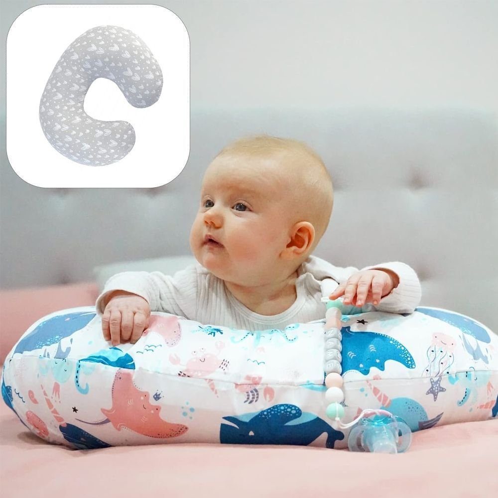 Bizaical Stillkissen Stillkissen für Babys,mit Kissenhülle,Baumwolle,abnehmbar und waschbar, 1-tlg.