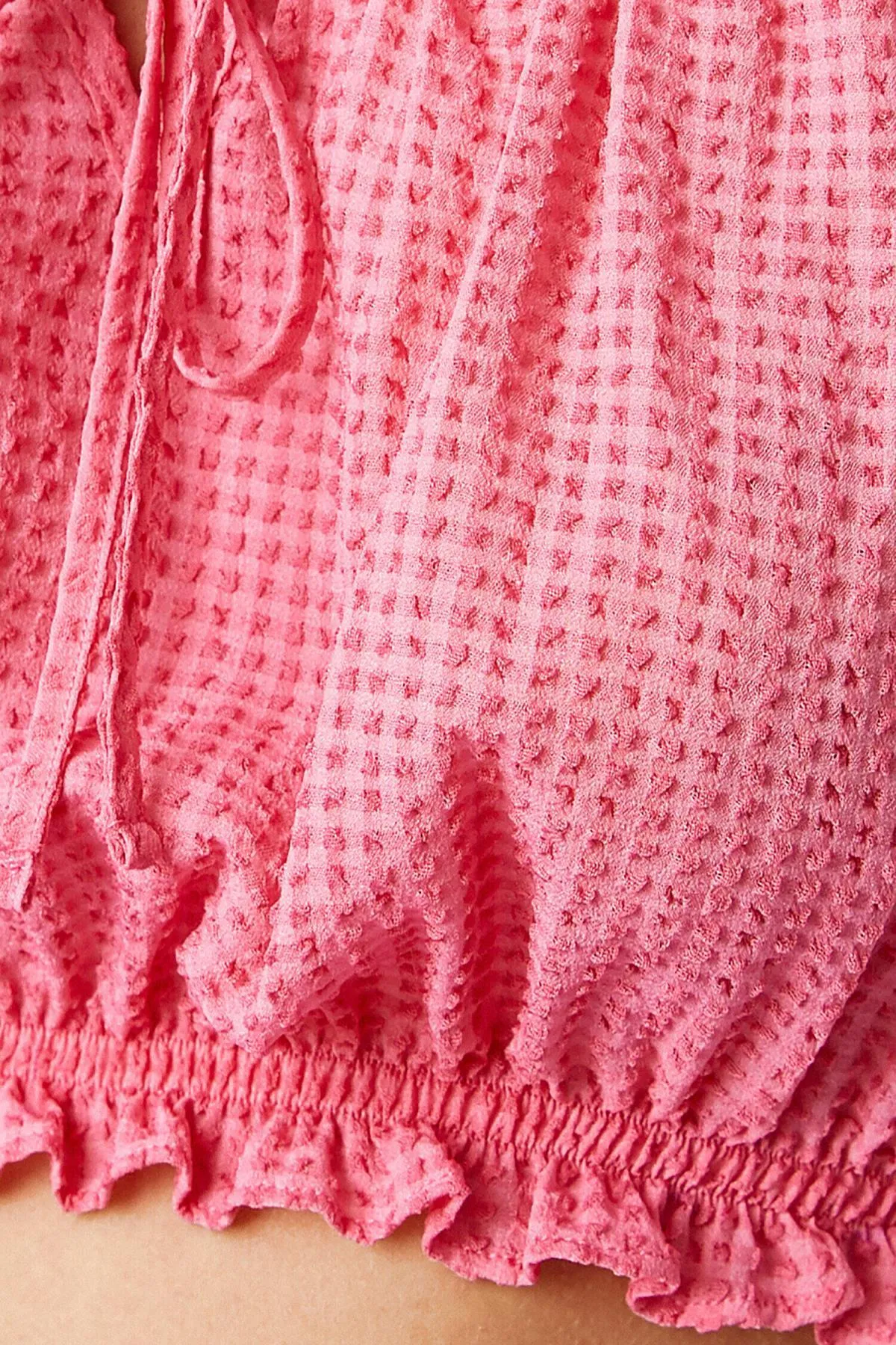 Koton  Crop Athlete Kordelzug mit dünnen Trägern