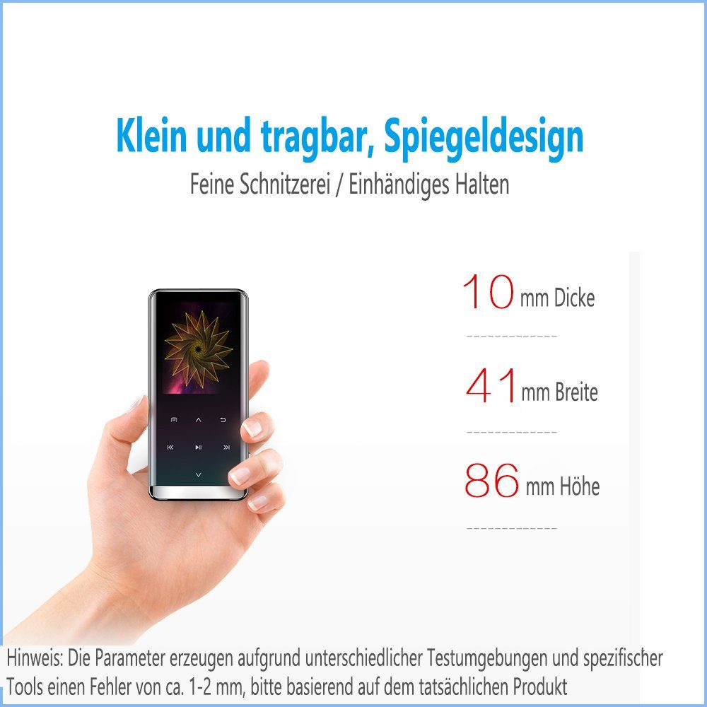 FeelGlad Tragbarer Bluetooth -MP3 -Player MP3-Player