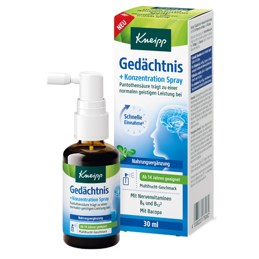 KNEIPP Gedächtnis Konzentration Spray  30 ml  Spray