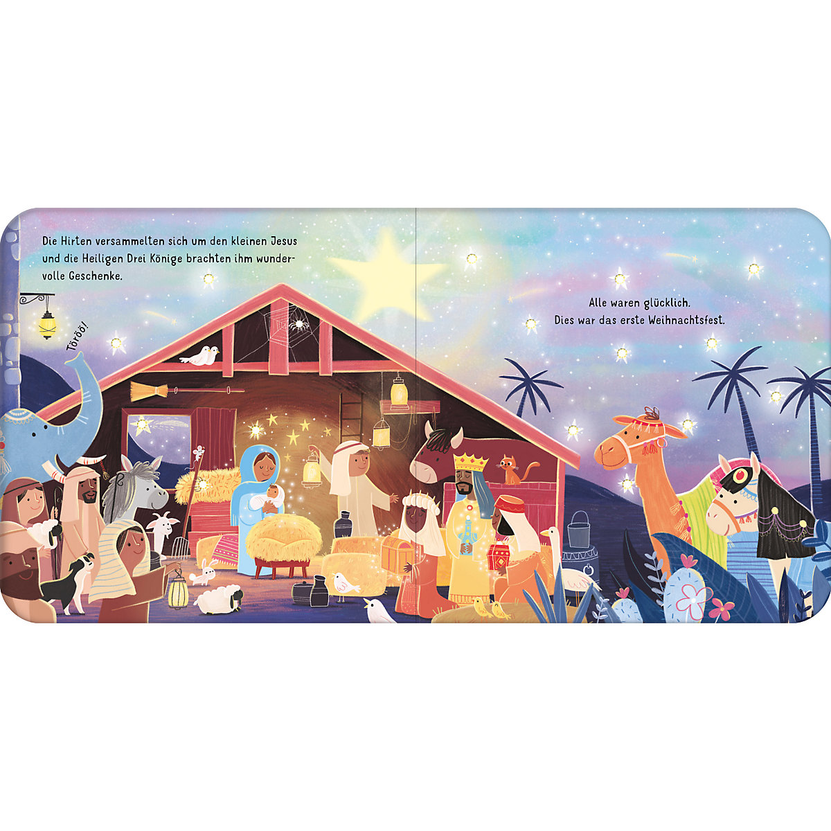 Mein leuchtendes Bilderbuch: Die Weihnachtsgeschichte