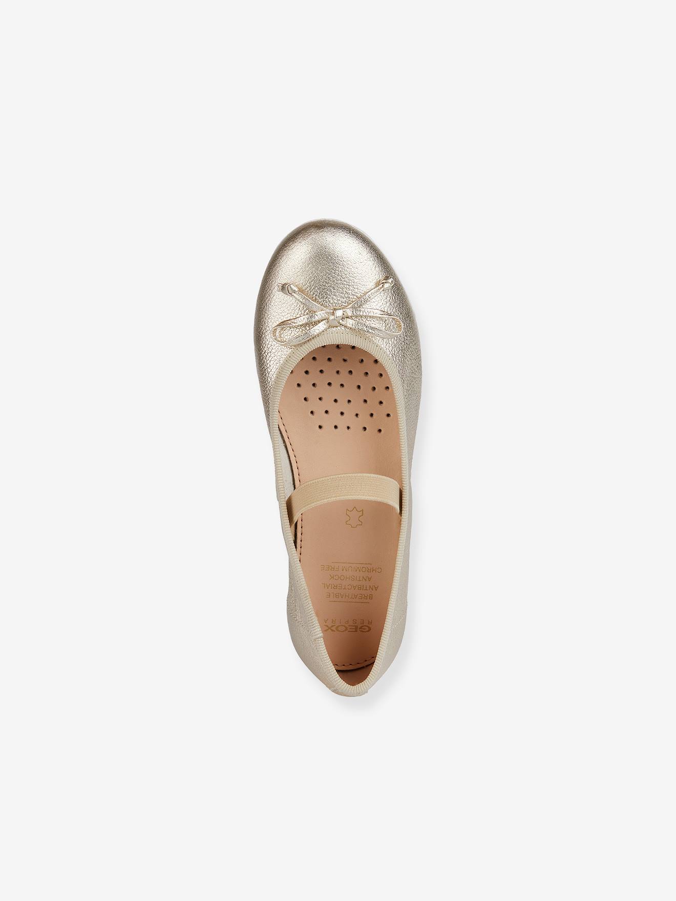 Geox Mädchen Ballerinas J4555 JR Plie GEOX - silber